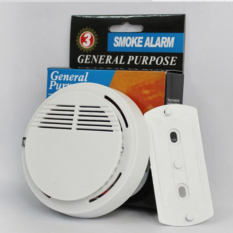 

WiFi Smoke Detector Home Security Fire Alarm System Tuya Smart Smoke Sensor APP Message Push 95db Sound No Need Hub