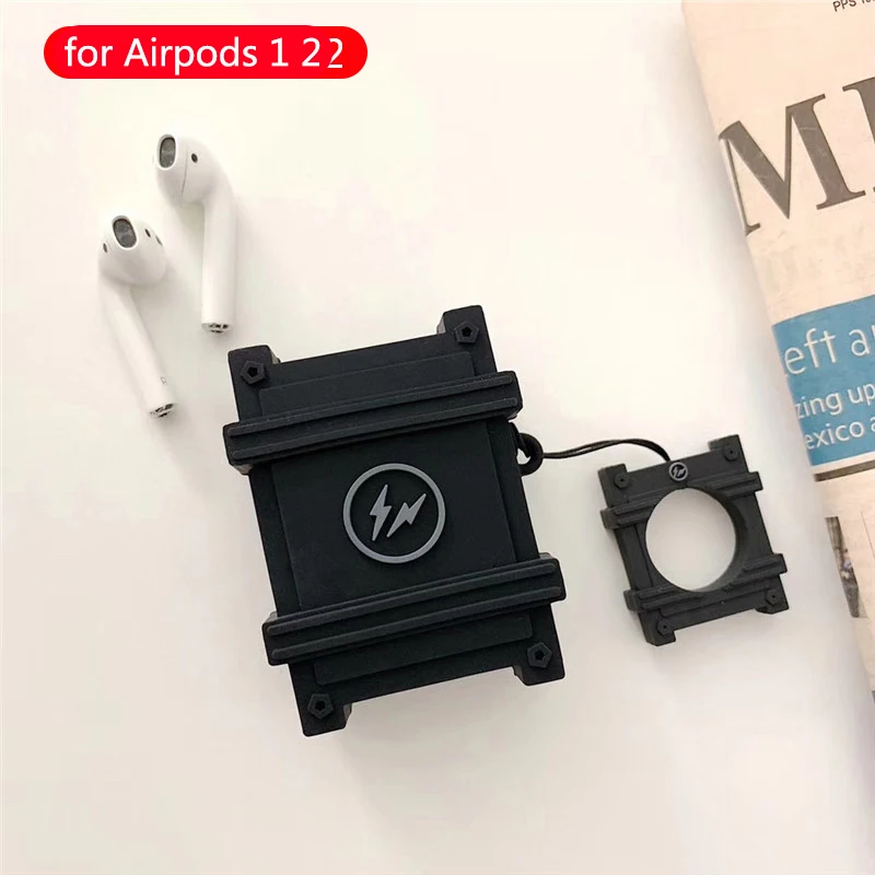 237 Мультяшные беспроводные bluetooth наушники чехол для Apple Airpods 1 2 Симпатичные Силиконовые Мягкие коробки гарнитура оболочка для Airpods защитный чехол - Цвет: 237