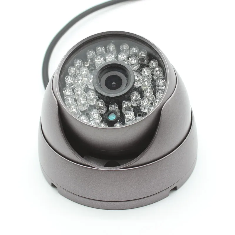 Metal HD 1080P 2MP 1/2.7" CMOS AHD CCTV Camera Outdoor Dome Security IR Color 48Leds night vision wide angle | Безопасность и