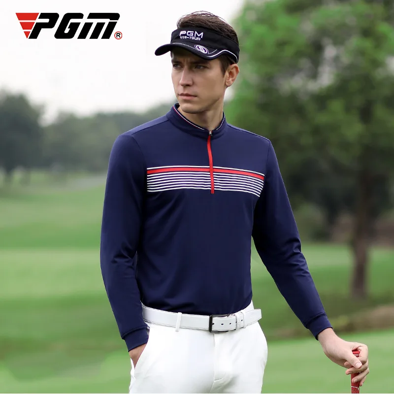 

PGM Мужская футболка с длинными рукавами для гольфа, мягкая одежда для гольфа, осенне-Весенняя спортивная одежда, дышащие футболки для гольфа...