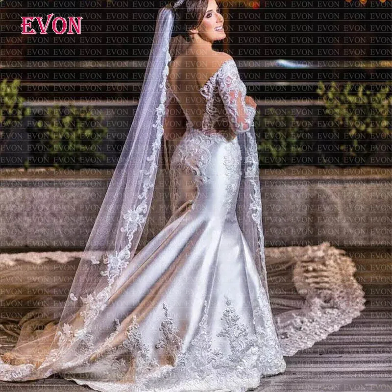 Большие размеры свадебные платья Русалочки сексуальные с открытыми плечами