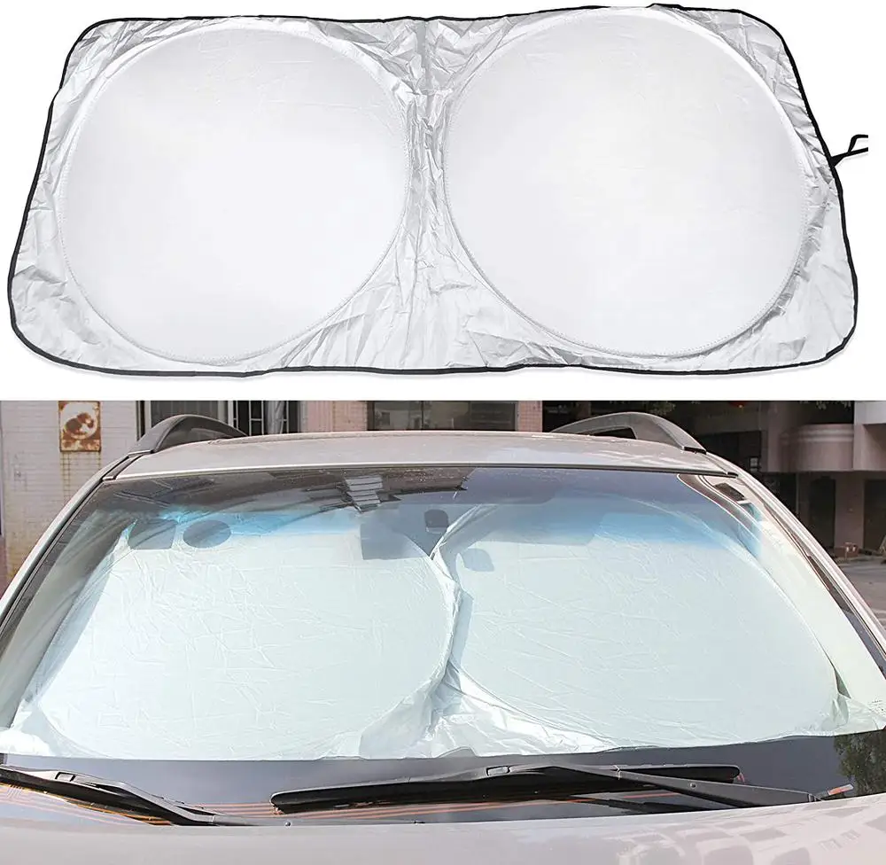 150*70cm Car Windshield Cover Sunshade UV Protection Shield Folding Car Window Sun Shade Windshield Block Cover Car Styling
