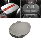 Серый центр подлокотник кожаный чехол для Cadillac Escalade 2007 2008 2009 2010 2011 автомобиль подлокотник коробка кожного покрова Стикеры отделка