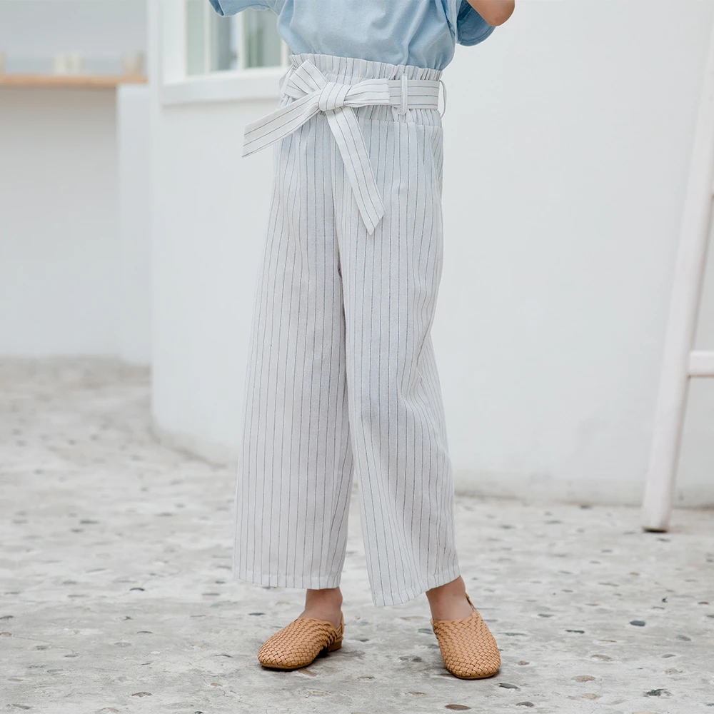 Весна лето 2020 широкие штаны для больших девочек модные детские повседневные