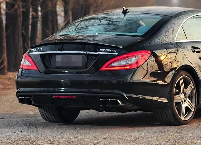 Спойлер для Benz W218 2012 2017 задний спойлер из АБС материала заднего крыла автомобиля