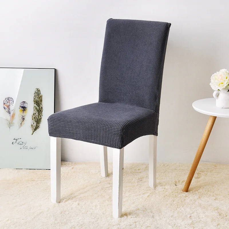 

Super Thick Cotton Spandex Dining Removable Wingback Chair Cover Seat Covers for Dining Chairs Stoelhoezen Eetkamerstoel