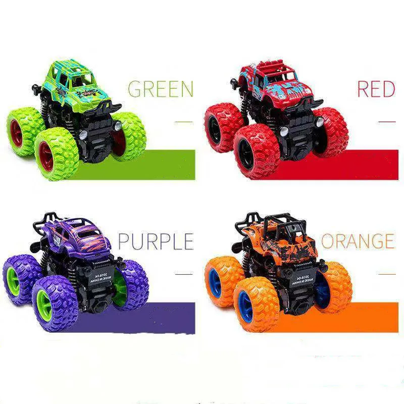 

Новый мини-инерционный внедорожник, четырехколесный привод, пластиковый детский игрушечный автомобиль, тяговый трюковый автомобиль, игрушечный автомобиль с защитой от падения, подарок
