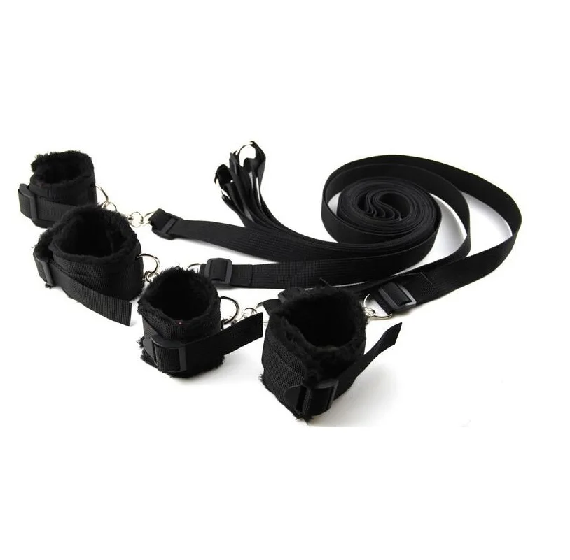 Комплект для ограничения секса кровать Джем регулируемый ремень нейлоновые