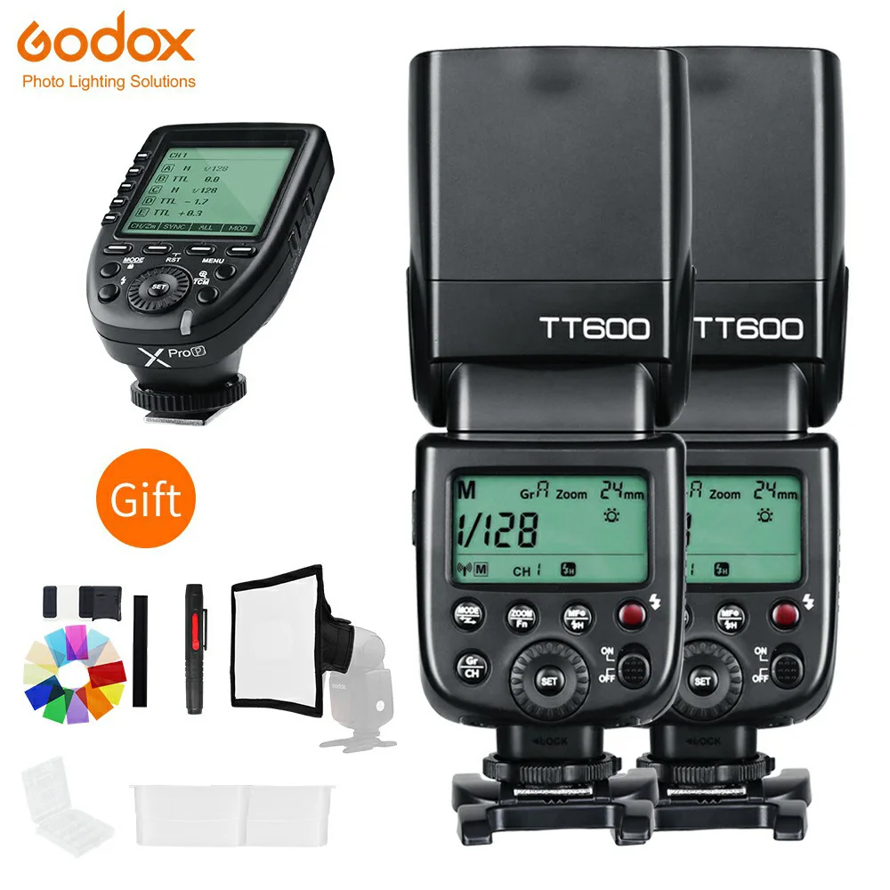Godox 2x TT600 2,4G беспроводная камера вспышка поддержка выключения HSS+ Xpro передатчик триггер для Canon Nikon Fujifilm sony Olympu - Цвет: For Pentax