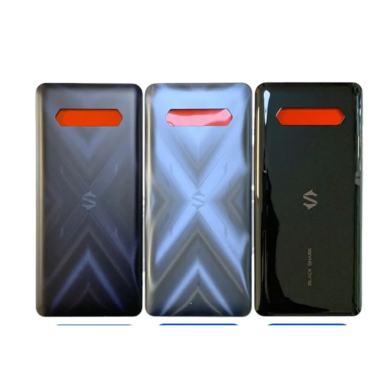 

Shark4 корпус для Xiaomi Blackshark 4 черный Аккумулятор Задняя Крышка Ремонт замены двери телефона задняя крышка + наклейка с логотипом