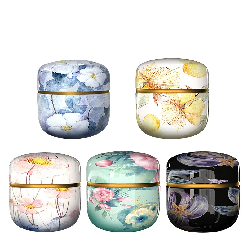 

Tea Containers Candle Cans Candy Snacks Small Round Cans Mini Portable Tin Cans Packaging