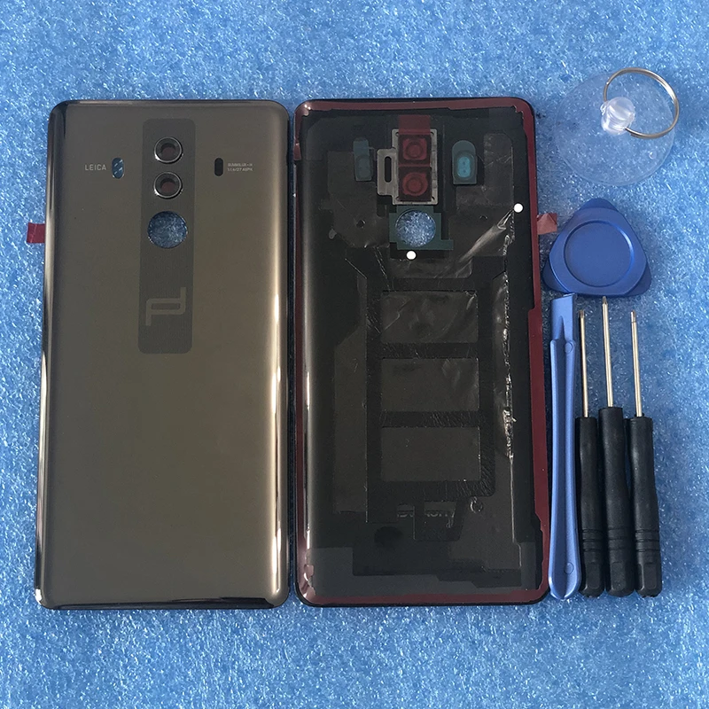 Для 6," huawei mate 10 Porsche дизайн задняя крышка батарейного отсека задний корпус+ отпечаток пальца+ стеклянная вспышка объектива+ рамка для камеры+ Инструменты