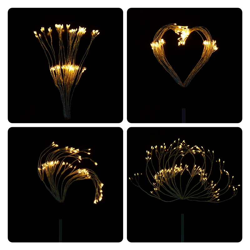 Светодиодный солнечный свет 120 светодиодный s на солнечной энергии Открытый