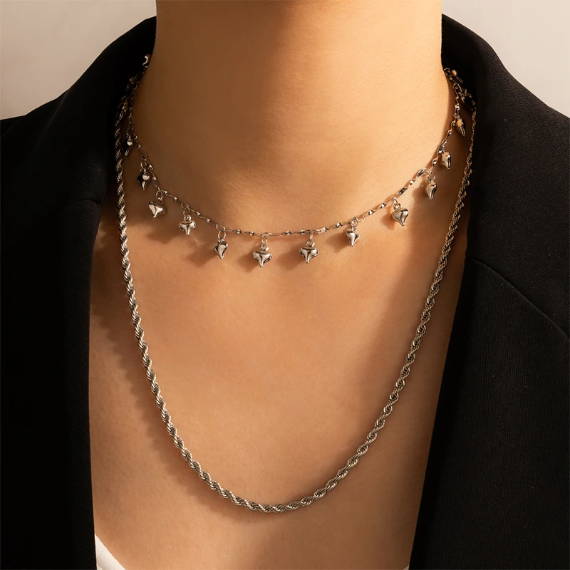 Docona в богемном стиле украшенная бабочками и бусинками ожерелье с подвеской виде