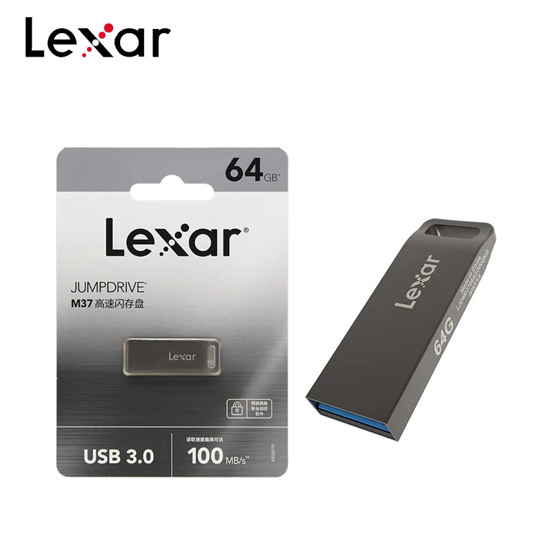 

USB Pendrive 64GB New Lexar USB 3.0 32GB Metal Flash Drive 128GB High Speed U Disk Pen Drive USB Stick JUMPDRIVE M37
