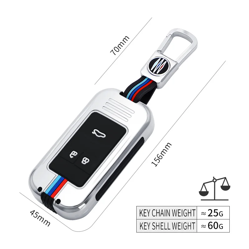 

Car Key Cover For Chery Tiggo 8 7 5X 2019 2020 Smart Keyless Remote Fob Protect Case Keychain Car-Styling Holder Accessories