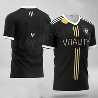 2021csgo e sports supporter t shirt new vitality team uniform french bee zywoo competition uniform summer shox short sleeve