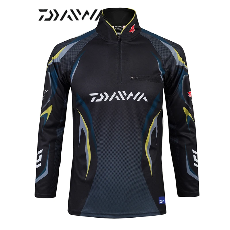 Daiwa рыболовные рубашки анти УФ дышащие мужские уличные с защитой от солнца