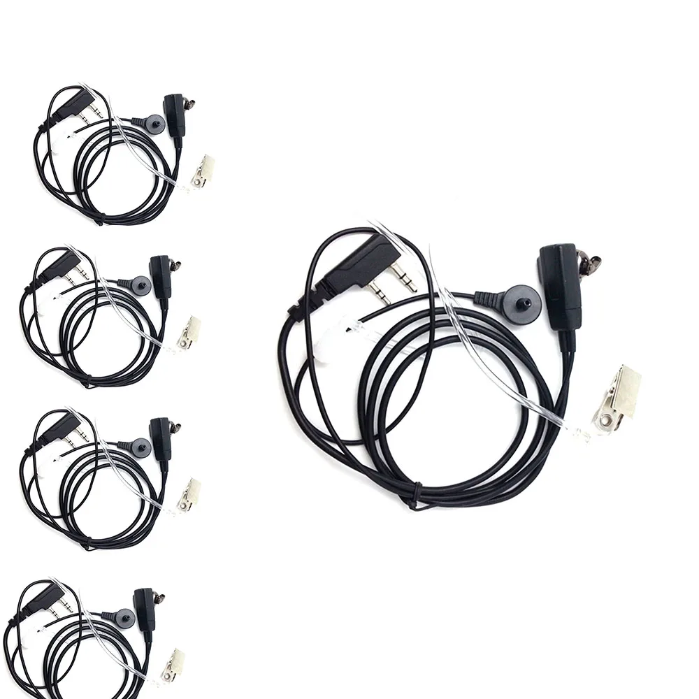 5pcs ANYSECU Air наушники для акустической трубки, наушников для Baofeng для радио PTT Walkie Talkie наушники для 888 S UV-5R UV-82 радио - Цвет: 5pcs