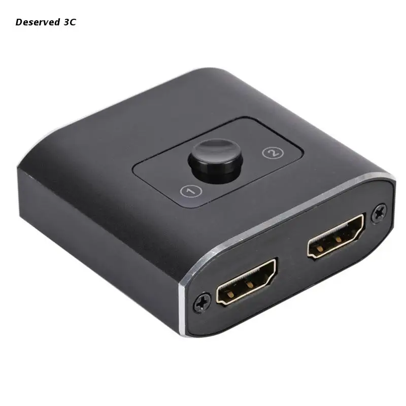 

R9CB 2X1 HDMI-compatible Switch 4K 60HZ 2.0 Splitter Bidirectional Switcher Box