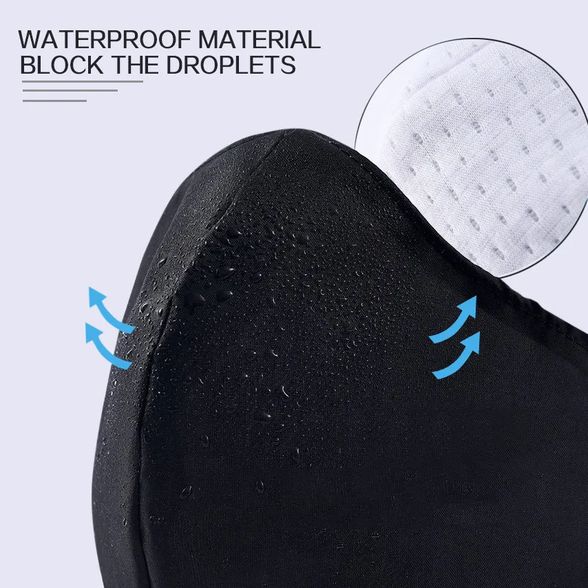 10PCS Windbreak Seamless Outdoor Riding Quick-drying Dustproof Keep Mask Cotton PM2.5 dust Black mouth Windproof Care | Аксессуары для