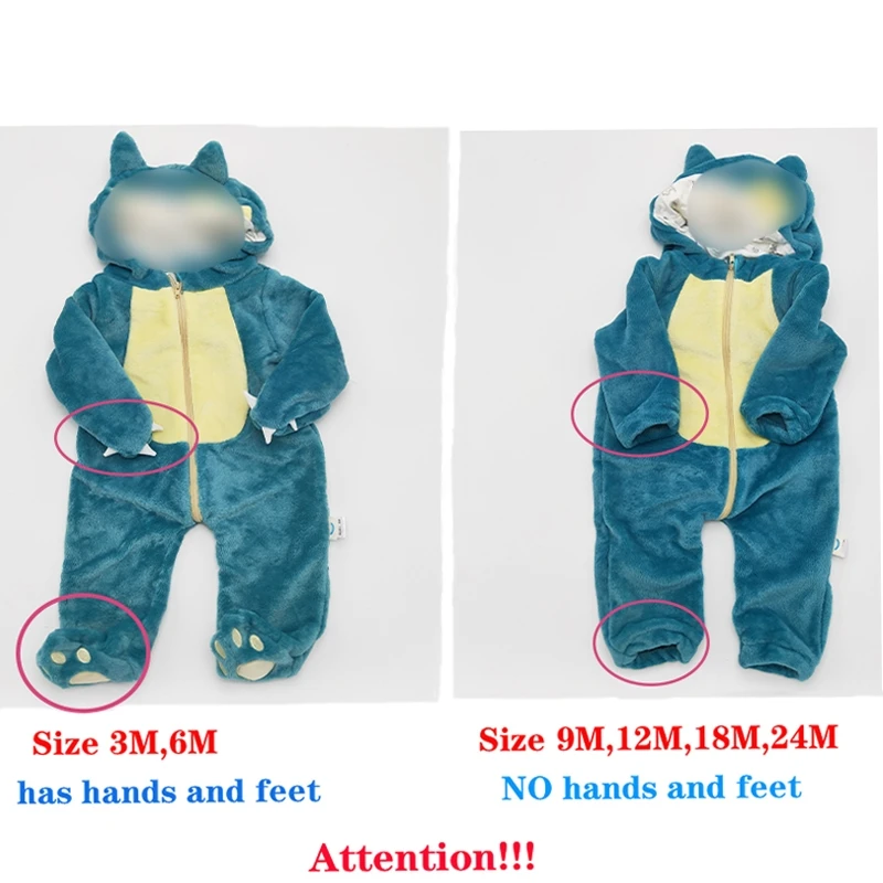 Infant Romper Baby Boys Girls Jumpsuit Newborn  Clothing Toddler Pajamas Winter Baby Clothes Panda Romper Toddler Costumes