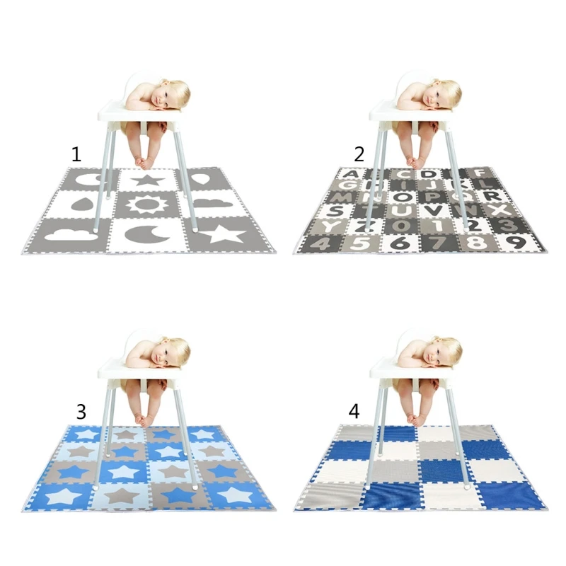 

Infant Anti-slip High Chair Floor Protector Mats Kids Climbing Playing Mats