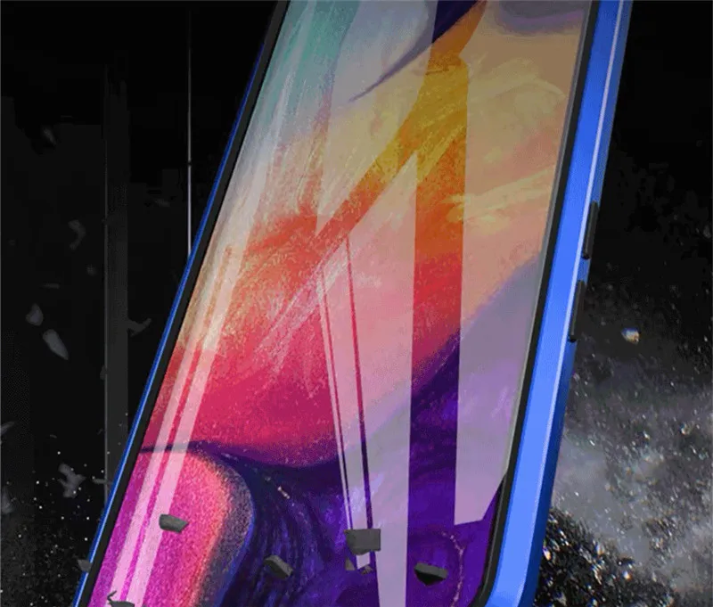 Поглощение электромагнитных волн металлические чехолы для samsung Galaxy A10 A20 A30 A40 A50 A60 A70 A80 A90 чехол двухсторонняя, для стекла 360 противоударный