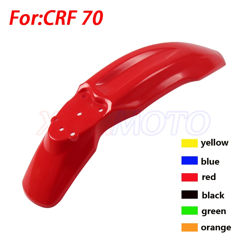 

Motorcycle motorcross front mudguard front fender plastic cover for Chinese made CRF70 style pit dirt bike 150cc 160cc plastic