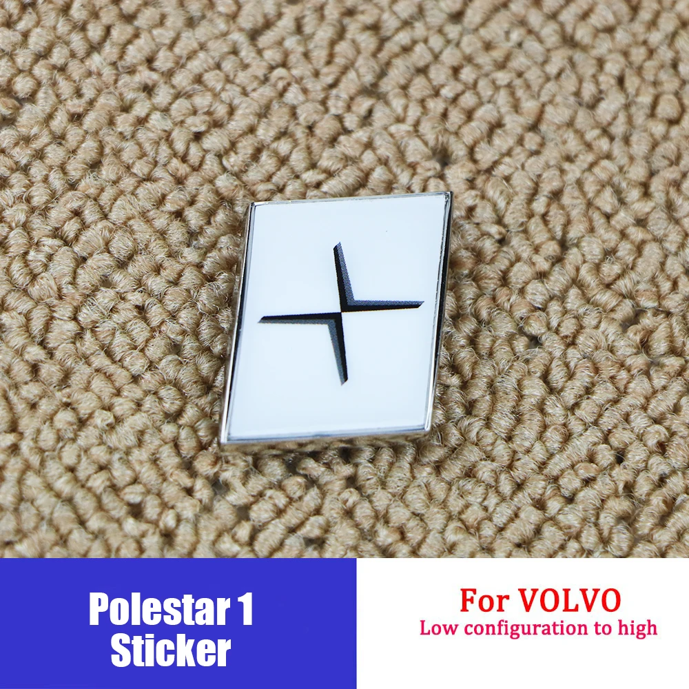 Для автомобиля Volvo, Модифицированная Автомобильная 3D наклейка Polestar, R-DESIGN, логотип, крышка багажника с маркировкой, аксессуары, цинковый сплав, вывеска, ремонт - Название цвета: Polestar NEW