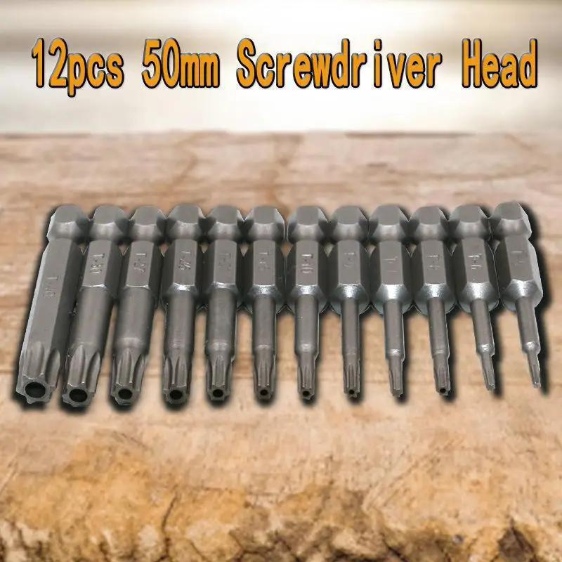 12 шт./компл. сверло с отверткой пустотелая перфорированная партия Сливовая