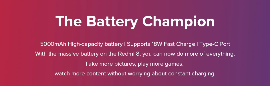 Смартфон Xiaomi Redmi 8 с глобальной версией, 4 ГБ, 64 ГБ, Восьмиядерный процессор Snapdragon 439, 5000 мАч, 6,22 дюйма, 12 Мп+ 2 МП, 18 Вт, быстрая зарядка, мобильный телефон