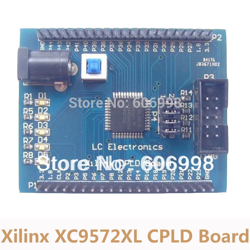 Макетная плата Xilinx XC9572XL CPLD обучающая доска экспериментальная пластина |