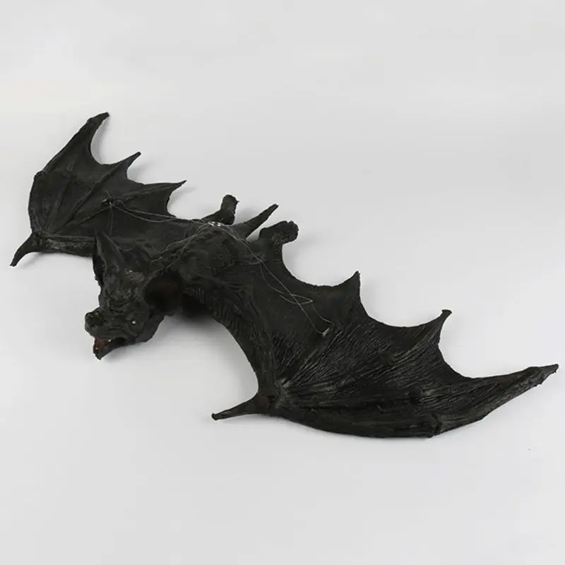 

Halloween Themed Party Decoration Ornaments Simulation Scary Bat Horrific Haunted House Bar Scene Layout Hanging Decor