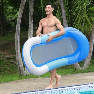Floating Pool Hammock Float Water Lounge Floating Row Summer Beach Water Inflatable Lounger Floating Toy For Adult Kids