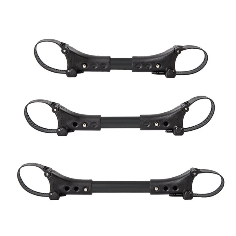 3Pcs Twin Baby Stroller Connector Universal Joints Triplets Quadruplets Infant Cart Secure Straps Adjustable Linker Hook 87HD