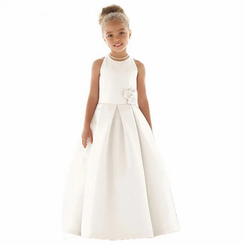 Детские Платья с цветочным узором для девочек нарядные вечерние платья Бальные