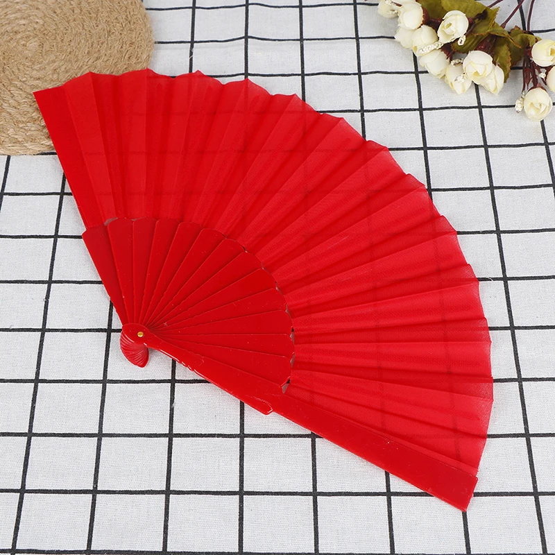 

Room Decoration Gift Craft Bamboo Hand Hold Folding Fan Party Wedding Supplies
