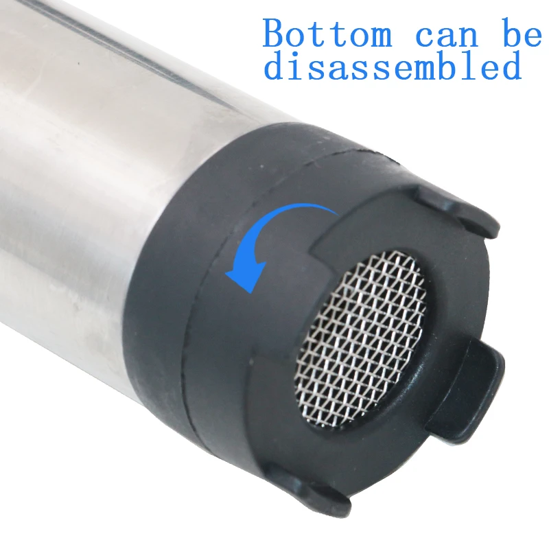 Маленький масляный насос из нержавеющей стали съемный 38 мм 12 В постоянного тока