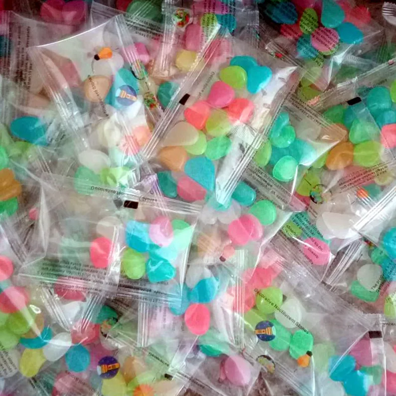 10 шт уникальные 20 г поддельные гальки светящиеся каменные ночные камни