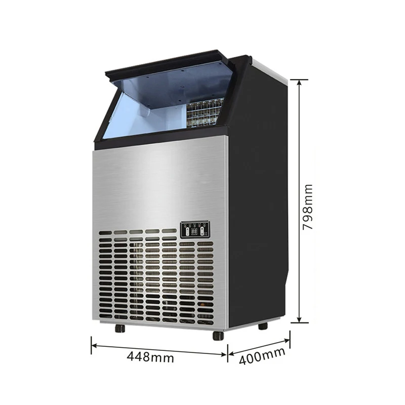 Автоматическая машина для льда коммерческая бар кофе молока чая льдогенератор 200