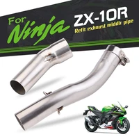 suitable for kawasaki ninja zx10r titanium alloy mid section exhaust pipe modification