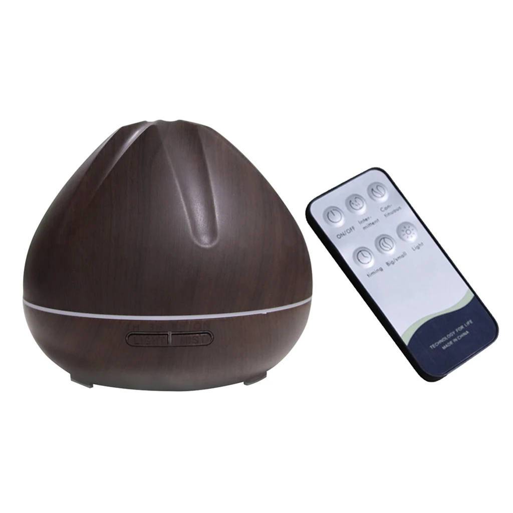 500ml Essential Oil Aroma Diffuser Wood Grain Sprayer Humidifier w/ 4 Timer for Yoga Home Office Bedroom | Красота и здоровье