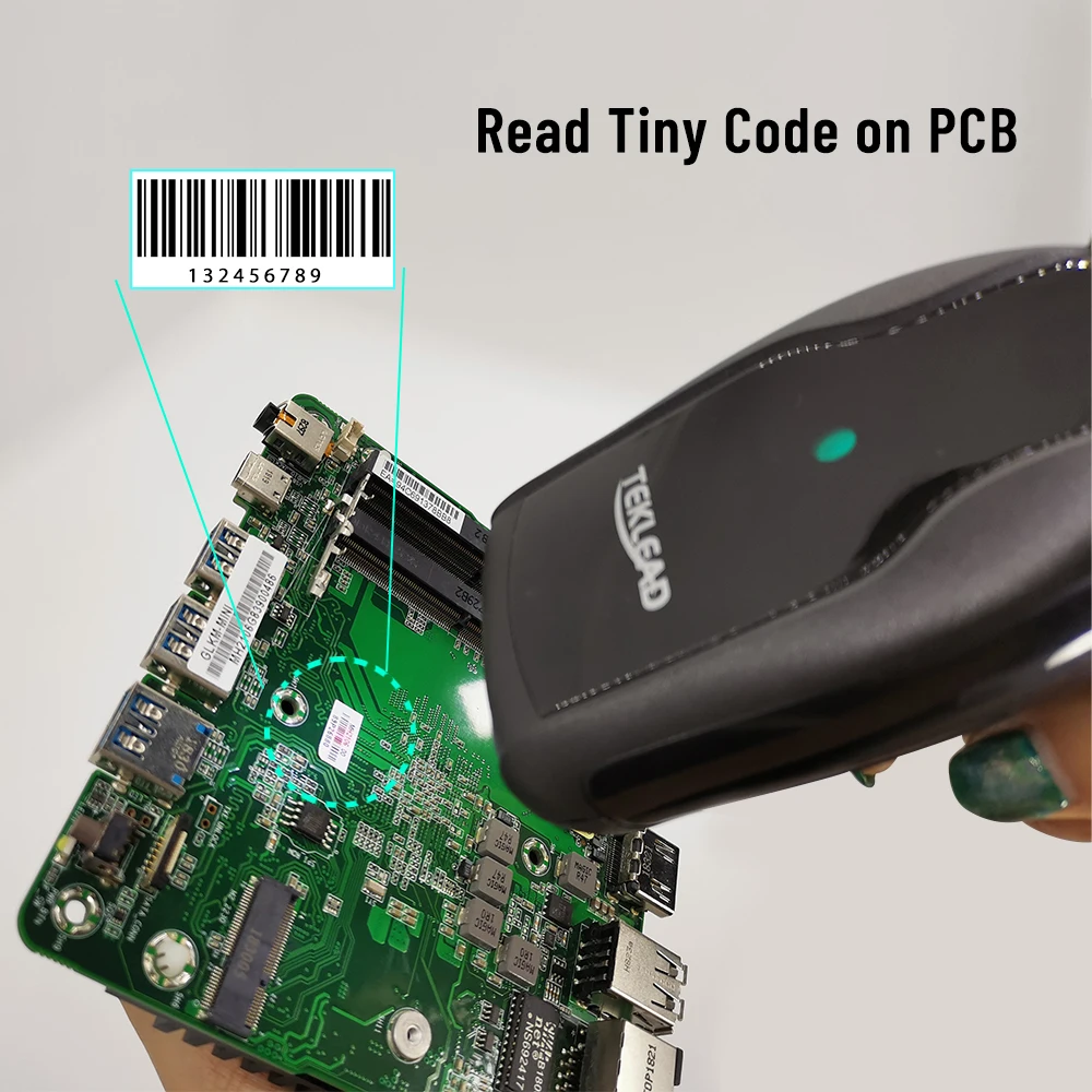 TEKLEAD 1D 2D проводной USB Bluetooth беспроводной 2 4G сканер штрих кода с зарядным