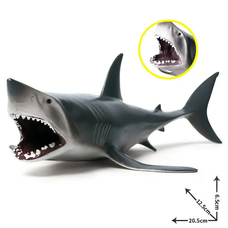 Редкие фигурки мегалодона древняя Акула Кит дикие животные модель для взрослых и