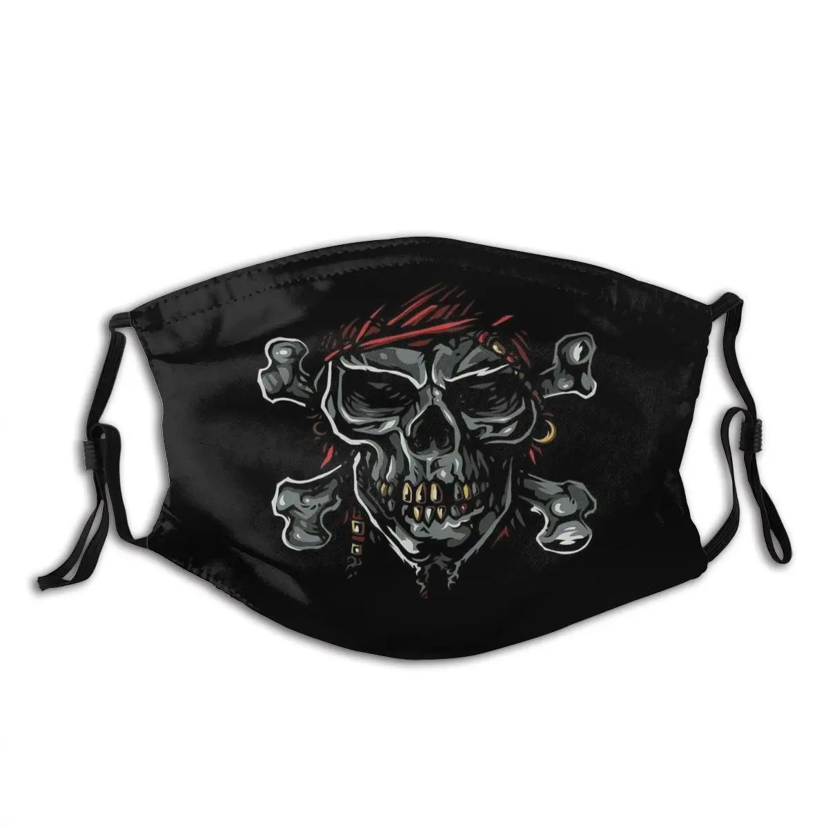 

Printed Skull Men and women general cute cartoon mask funny