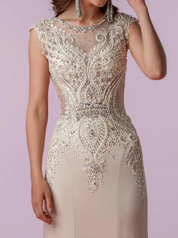 

MNGRL New Simple Wedding Dress Backless Sleeveless Design Chiffon Lace Bride Dresses Princess Dress Plus Size Tailor-made