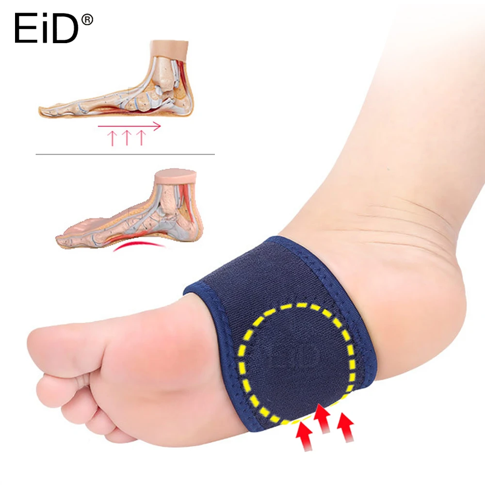 

Elastic Arch Support Bandage for Flatfoot Orthopedic Plantar Fasciitis Pain Relief Orthotic Cushion Pads Inserts Foot Care