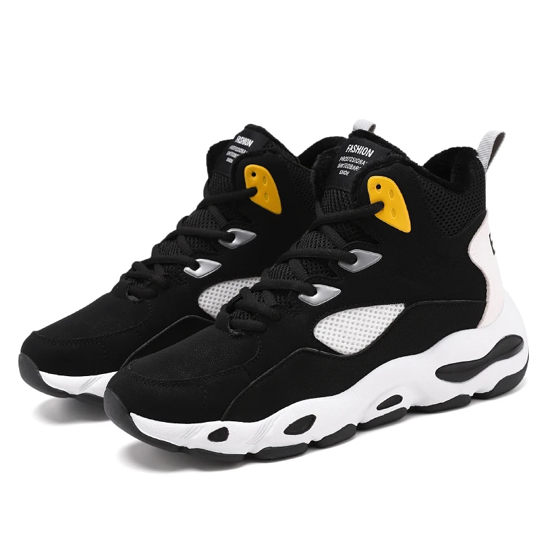 Мужская баскетбольная обувь легкоатлетические спортивные туфли дышащая обувь с высоким вырезом мужская обувь на воздушной подушке
