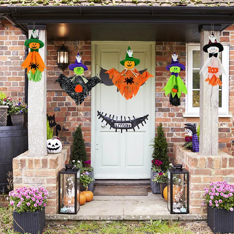 

1pc Halloween Ghost Hanging Decor Indoor Outdoor Specter Party Ornament Utility Pendant Props Halloween Decoration Accessory